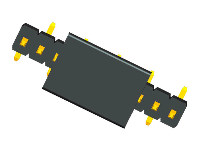 SMT Pin Header 10 Pin Single Row CAP มุมขวาหัวคอนเน็กเตอร์แฟลชทองคำ
