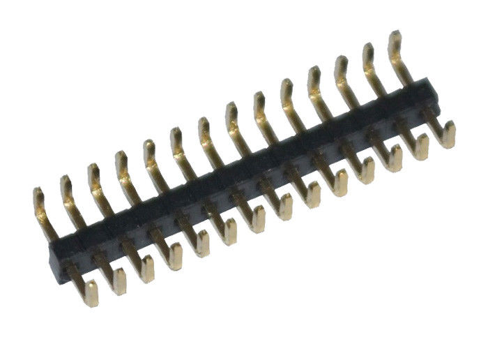 Vertical Mount 14 Pin Header 90 องศา U ประเภทวงจรเชื่อมต่อพินบอร์ด