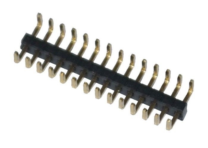 Vertical Mount 14 Pin Header 90 องศา U ประเภทวงจรเชื่อมต่อพินบอร์ด