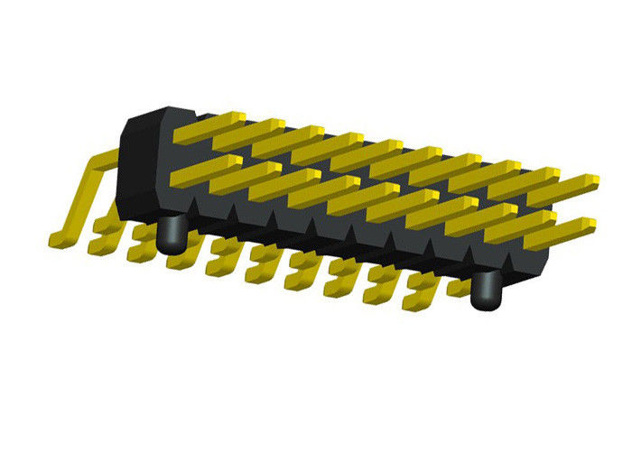 Double Row Pin Header SMT Type 2x20 Pin Header Black 1.27mm