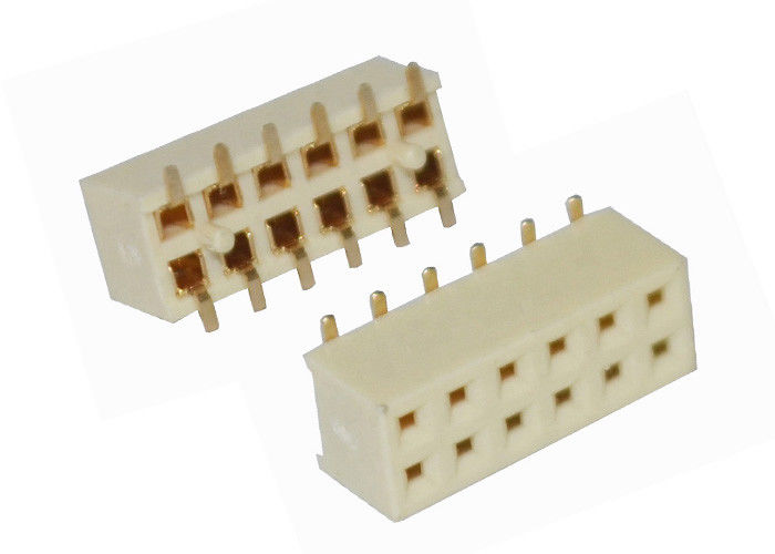 12 Pin Header Connector ขั้วต่อ Pcb หญิงสองแถว SMT Type 2.0mm Pitch
