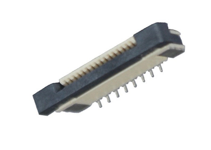 SMT 16 Pin FFC FPC ตัวเชื่อมต่อ 0.5 มม. สนามพื้นผิวส่วนบนของตัวยึดขา