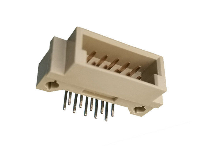 หญิงตรง 2x5 หัวเข็ม DIN 41612 180 Degre สองแถวสำหรับบอร์ด PCB