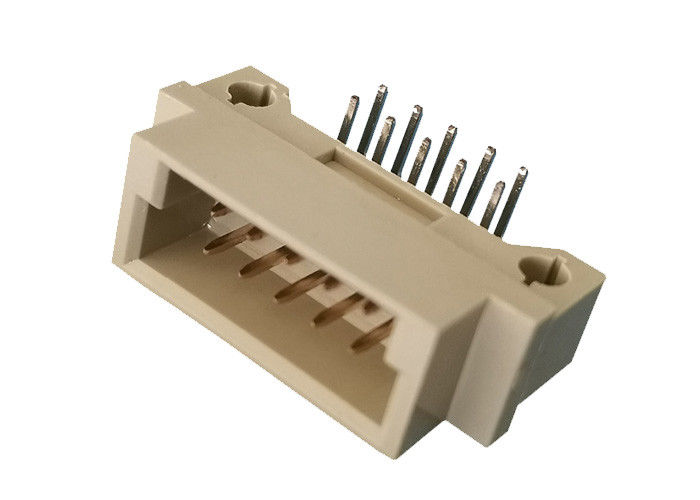 หญิงตรง 2x5 หัวเข็ม DIN 41612 180 Degre สองแถวสำหรับบอร์ด PCB