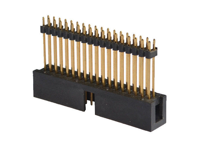 ทองเหลืองติดต่อ 18 Pin Header 2.54 มม. หัวต่อแบบตรงสำหรับบอร์ด PCB