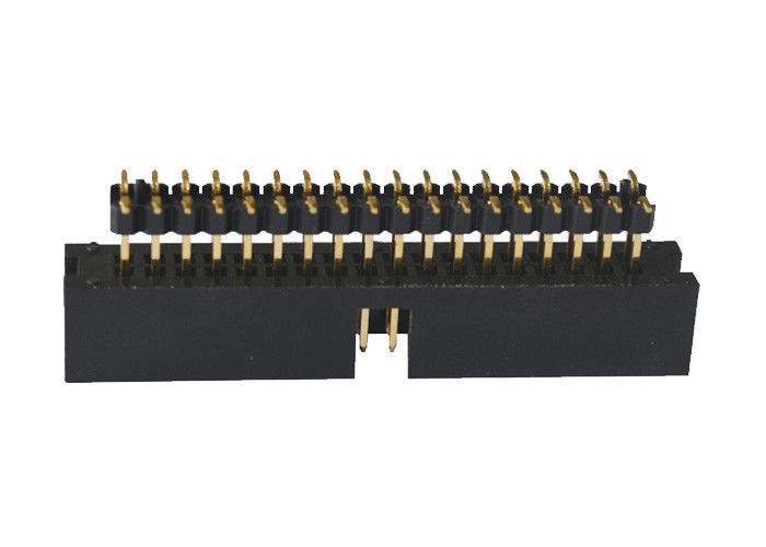ส่วนหัวของกล่องพลาสติก 3.0AMP 2.54 Mm SMT ชนิด PCB Board ทองคำแฟลช