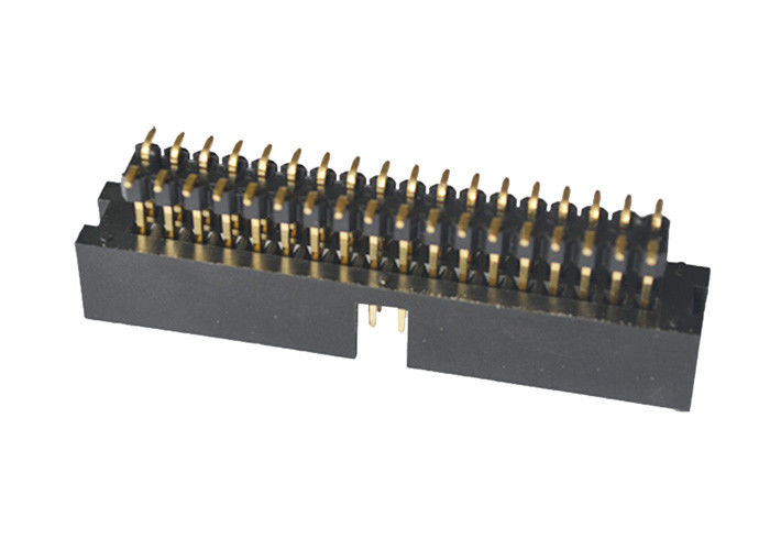 ส่วนหัวของกล่องพลาสติก 3.0AMP 2.54 Mm SMT ชนิด PCB Board ทองคำแฟลช