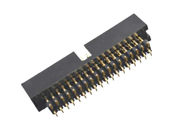 ส่วนหัวของกล่องพลาสติก 3.0AMP 2.54 Mm SMT ชนิด PCB Board ทองคำแฟลช