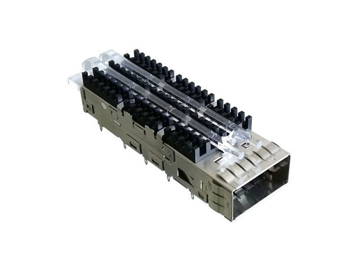 แท็บ EMI พอร์ตเดี่ยว SFP28 เคจ 18.75 มม. สำหรับตัวเชื่อมต่อ QSFP28