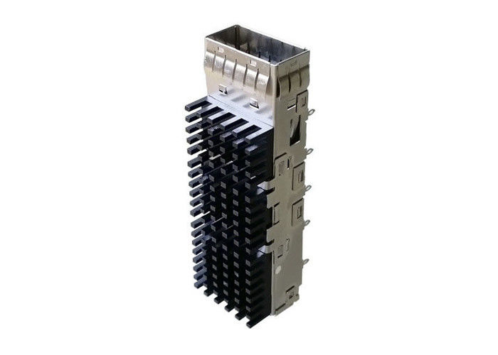 แท็บ EMI พอร์ตเดี่ยว SFP28 เคจ 18.75 มม. สำหรับตัวเชื่อมต่อ QSFP28