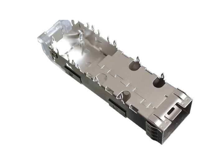 ท่อแสงตัวเชื่อมต่อกรง SFP แผงเมาท์โลหะผสมทองแดงสำหรับ Gigabit Ethnet