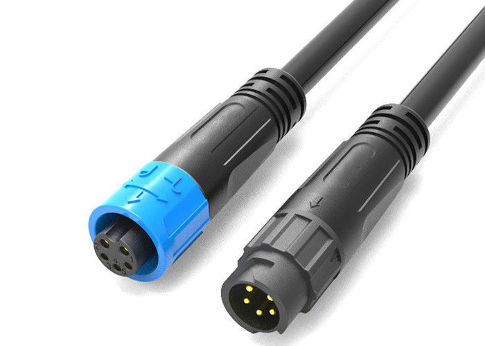 ข้อมูลพลังงานรวมตัวเชื่อมต่อสายเคเบิลกันน้ำดาบปลายปืน 5 Pin สำหรับไฟ LED