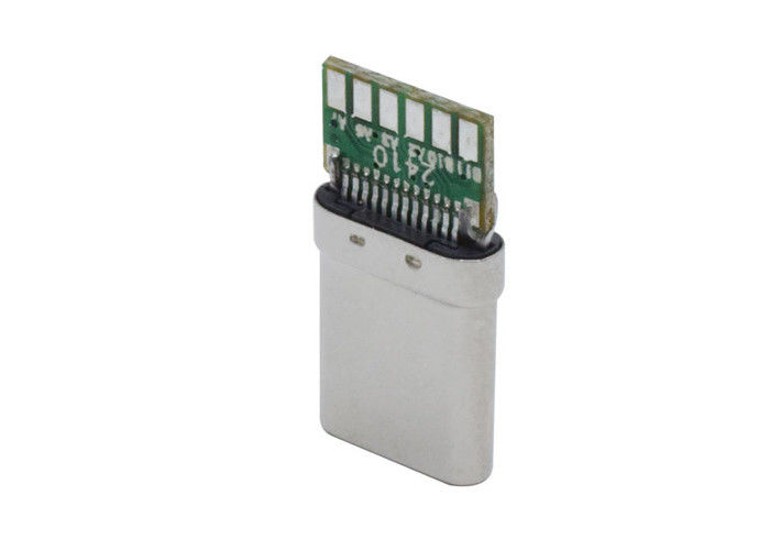10 Pin Usb 3.1 Type C Connector ชายประสานทนทานสำหรับโทรศัพท์มือถือ