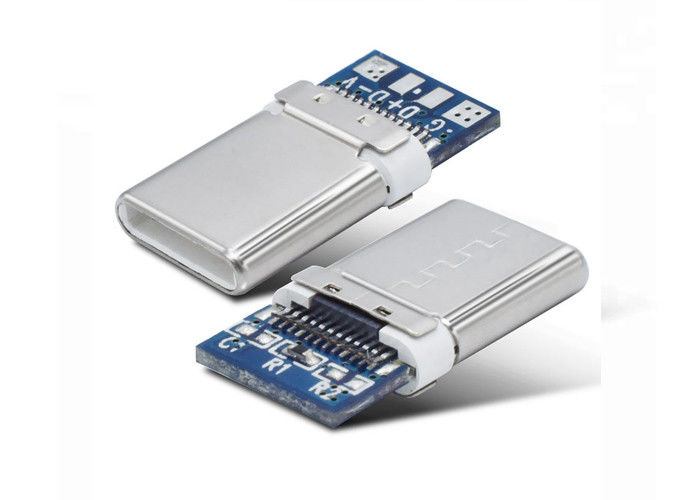 ตัวเชื่อมต่อ Usb 3.1 ตัวผู้ 3.1 สำหรับโทรศัพท์มือถือและการชาร์จคอมพิวเตอร์