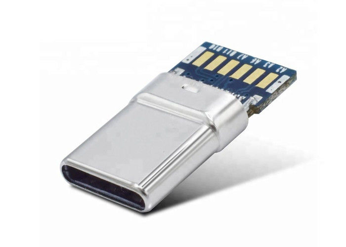ตัวเชื่อมต่อ USB C ธรรมดา 3.1 / 3.0 / 2.0 พร้อมขั้วต่อตัวผู้ PCB