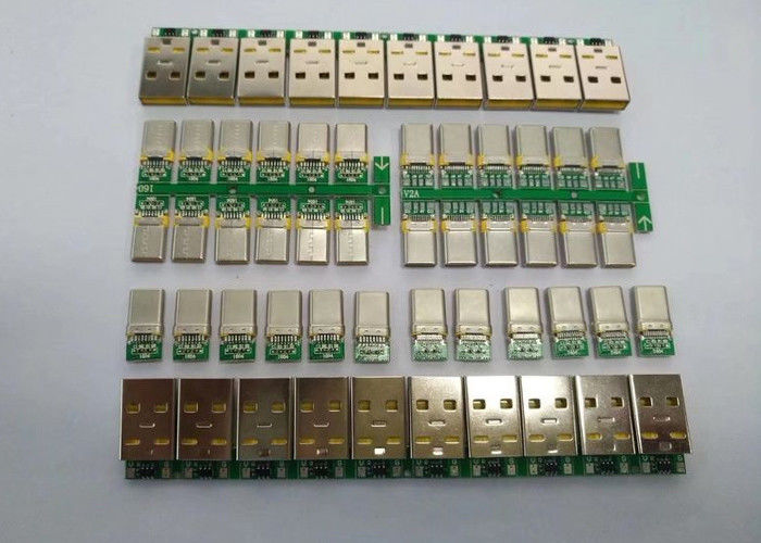 Type C Micro Usb Connector ตัวเรือนสแตนเลสสตีลพร้อมฟังก์ชั่นชาร์จ / ข้อมูล