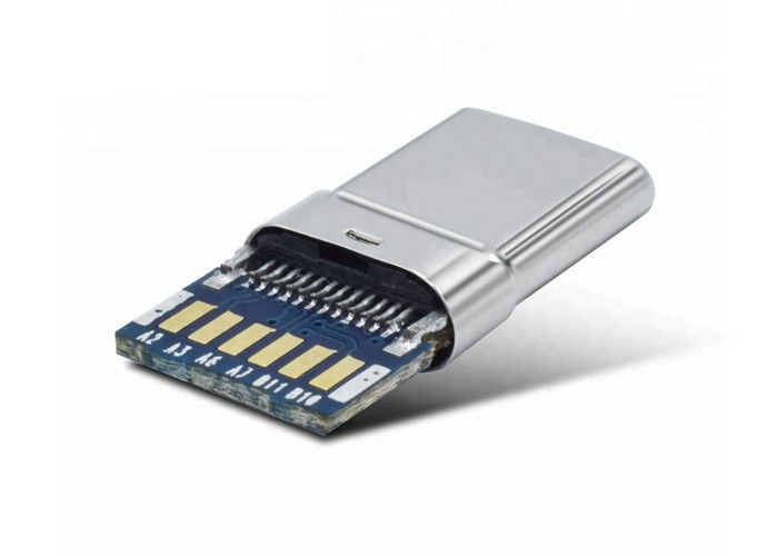 ตัวเชื่อมต่อ Usb 3.1 C ขนาด 16 พินตัวเชื่อมต่อ Usb 3.0 Type C พร้อมบอร์ด PCB