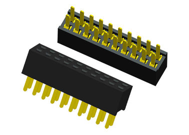 หัวต่อหัวหญิง 20 พินตรงแถวเดียวสำหรับบอร์ด PCB